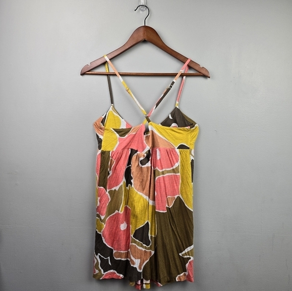 FRENCH CONNECTION Spaghetti Strap Dress Multi-colored Womens Size S - Picture 7 of 13